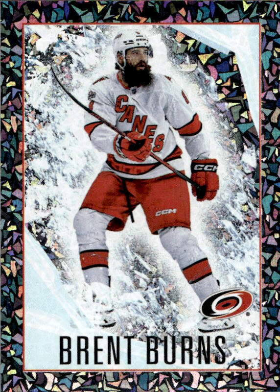 Foil BRENT BURNS 2023-24 Topps NHL Sticker Collection Hockey