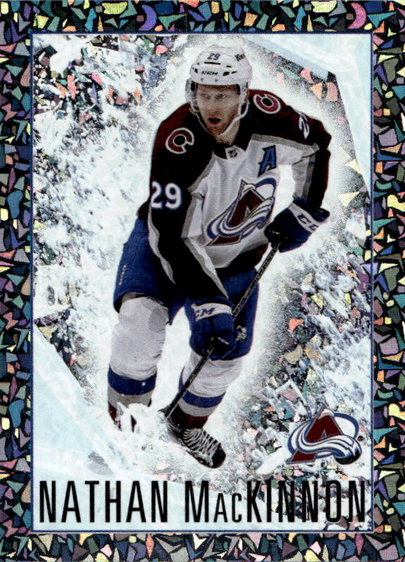 Foil NATHAN MACKINNON 2023-24 Topps NHL Sticker Collection Hockey