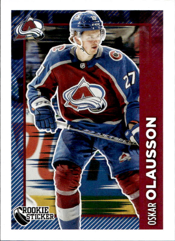 Rookie Sticker OSKAR OLAUSSON 2023-24 Topps NHL Sticker Collection Hockey