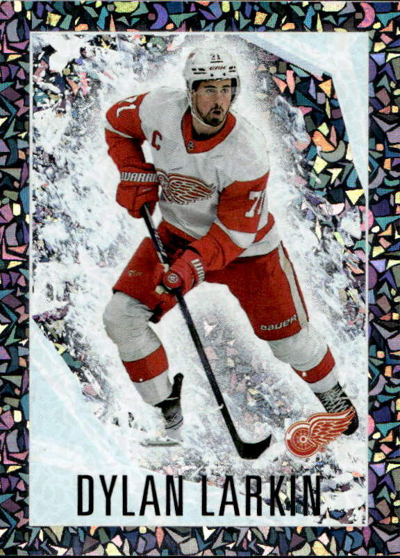 Foil DYLAN LARKIN 2023-24 Topps NHL Sticker Collection Hockey