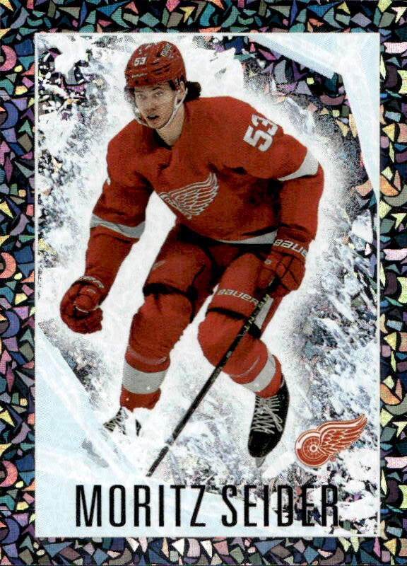 Foil MORITZ SEIDER 2023-24 Topps NHL Sticker Collection Hockey