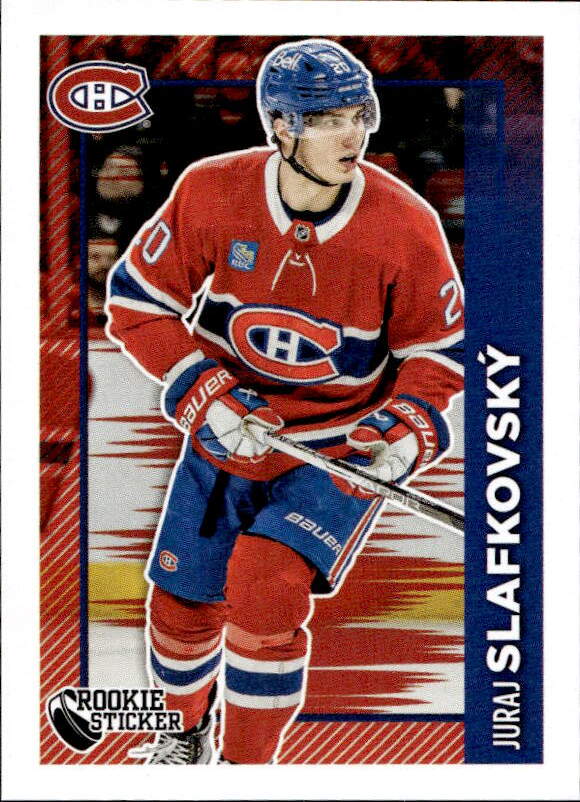 Rookie Sticker JURAJ SLAFKOVSKÝ 2023-24 Topps NHL Sticker Collection Hockey