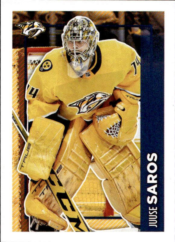 JUUSE SAROS 2023-24 Topps NHL Sticker Collection Hockey