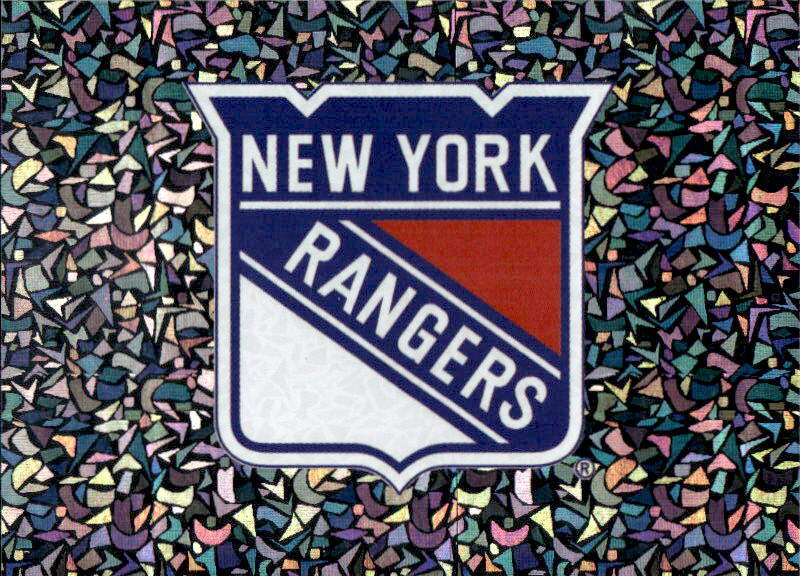 Foil Team Logo NEW YORK RANGERS 2023-24 Topps NHL Sticker Collection Hockey