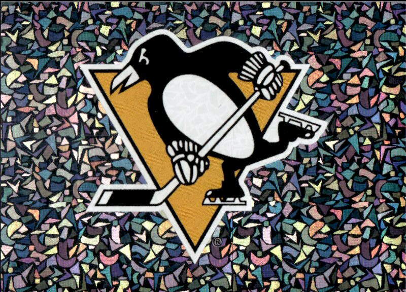 Foil Team Logo PITTSBURGH PENGUINS 2023-24 Topps NHL Sticker Collection Hockey