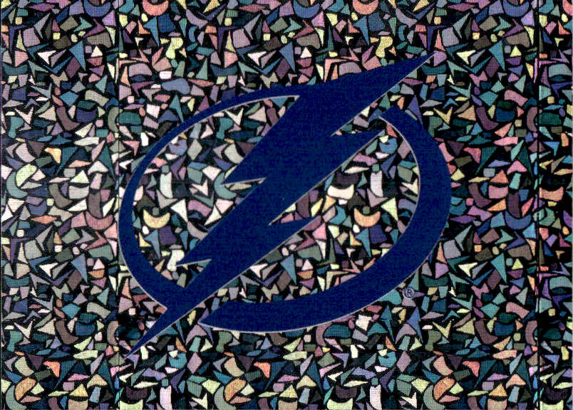 Foil Team Logo TAMPA BAY LIGHTNING 2023-24 Topps NHL Sticker Collection Hockey