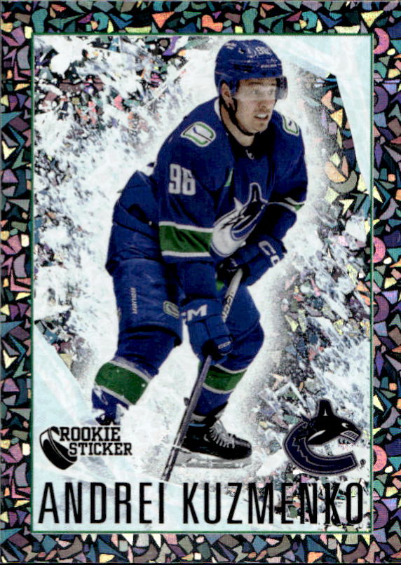 Rookie Sticker Foil ANDREI KUZMENKO 2023-24 Topps NHL Sticker Collection Hockey