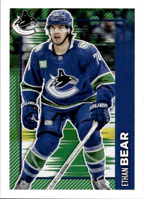 ETHAN BEAR 2023-24 Topps NHL Sticker Collection Hockey