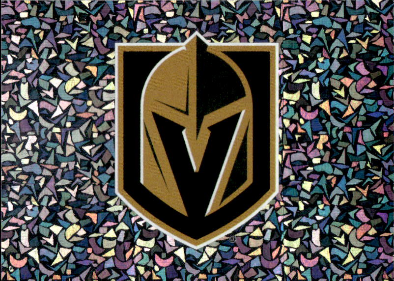 Foil Team Logo VEGAS GOLDEN KNIGHTS 2023-24 Topps NHL Sticker Collection Hockey