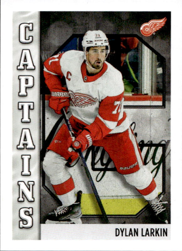 Captains DYLAN LARKIN 2023-24 Topps NHL Sticker Collection Hockey