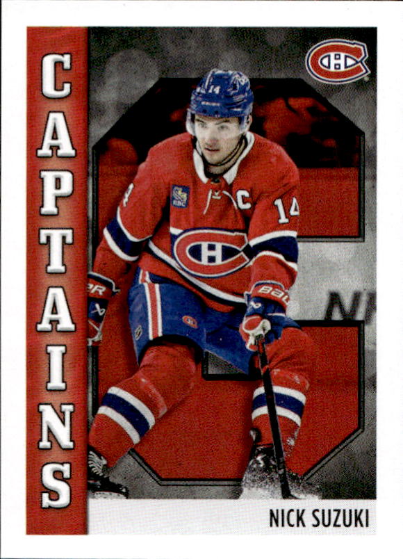 Captains NICK SUZUKI 2023-24 Topps NHL Sticker Collection Hockey