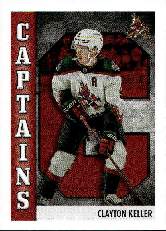 Captains CLAYTON KELLER 2023-24 Topps NHL Sticker Collection Hockey