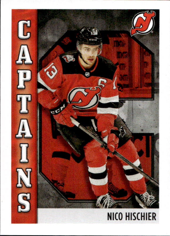 Captains NICO HISCHIER 2023-24 Topps NHL Sticker Collection Hockey