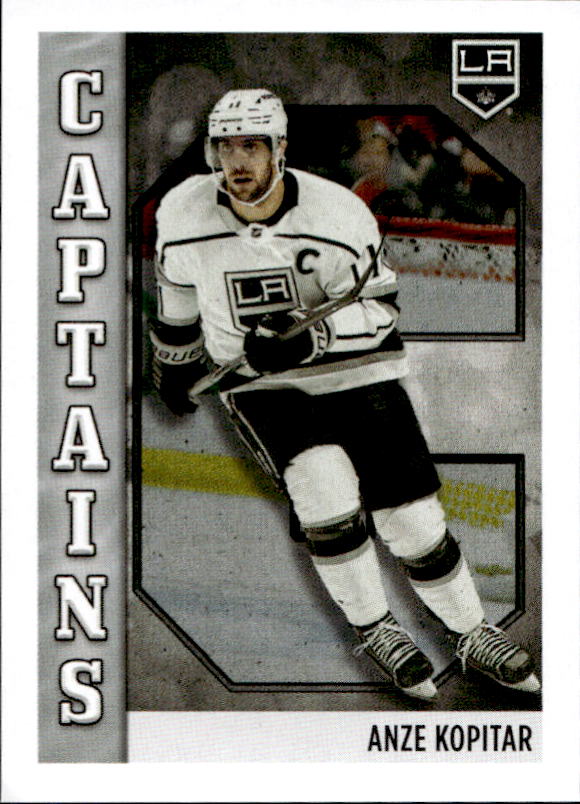 Captains ANZE KOPITAR 2023-24 Topps NHL Sticker Collection Hockey