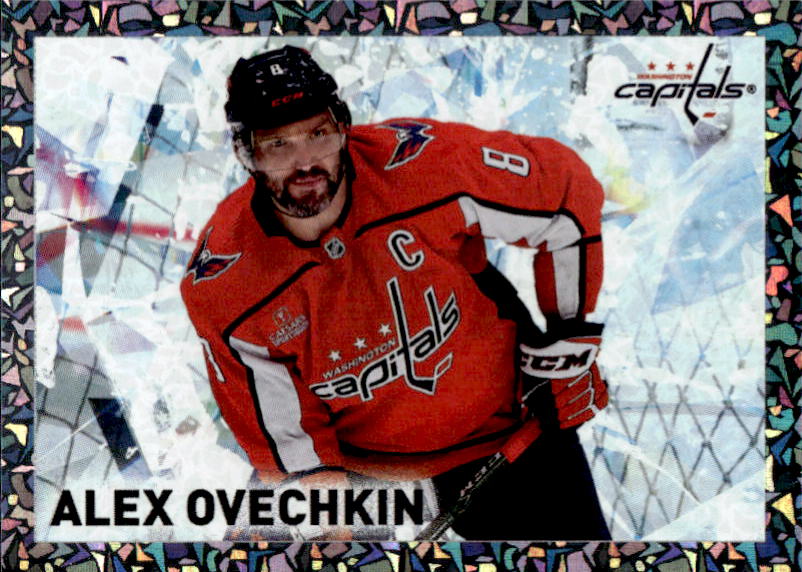 Iced Out ALEX OVECHKIN 2023-24 Topps NHL Sticker Collection Hockey