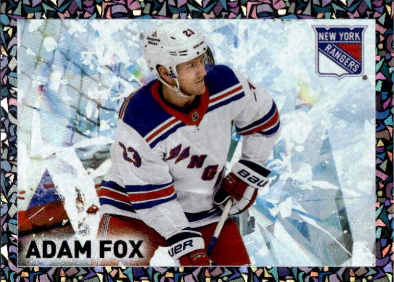 Iced Out ADAM FOX 2023-24 Topps NHL Sticker Collection Hockey