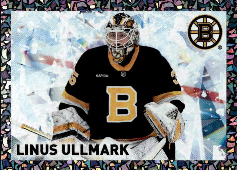 Iced Out LINUS ULLMARK 2023-24 Topps NHL Sticker Collection Hockey