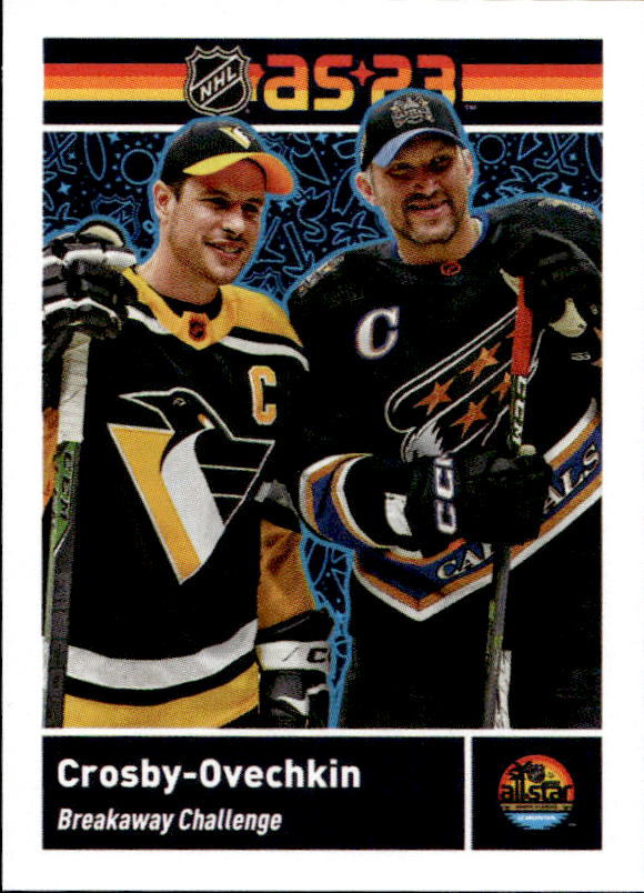 NHL All-Star Weekend CROSBY-OVECHKIN 2023-24 Topps NHL Sticker Collection Hockey