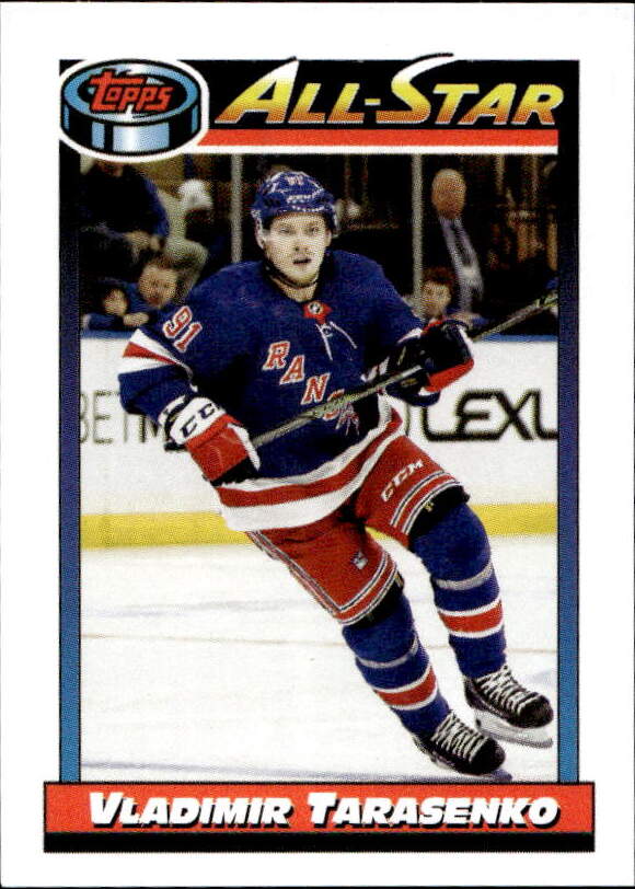 1991-92 Topps NHL All-Stars VLADIMIR TARASENKO 2023-24 Topps NHL Sticker Collection Hockey