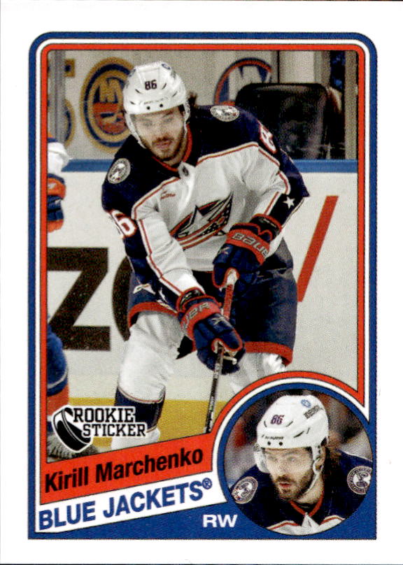 1984-85 Topps Rookies KIRILL MARCHENKO 2023-24 Topps NHL Sticker Collection Hockey