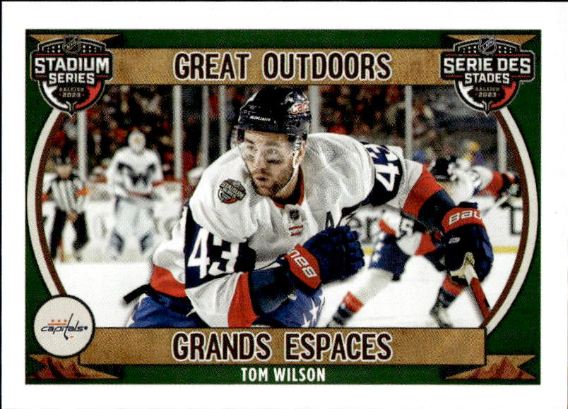 The Great Outdoors TOM WILSON 2023-24 Topps NHL Sticker Collection Hockey