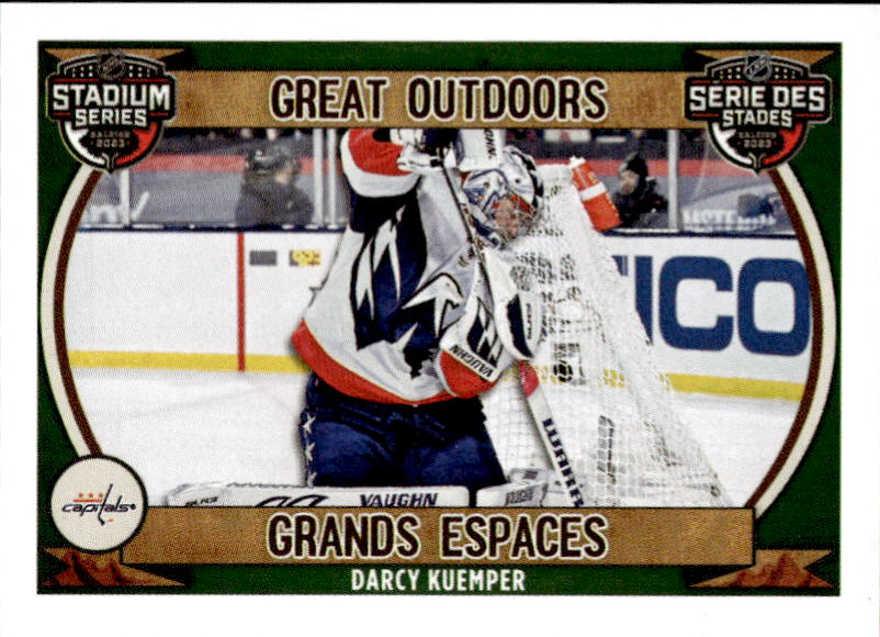 The Great Outdoors DARCY KUEMPER 2023-24 Topps NHL Sticker Collection Hockey