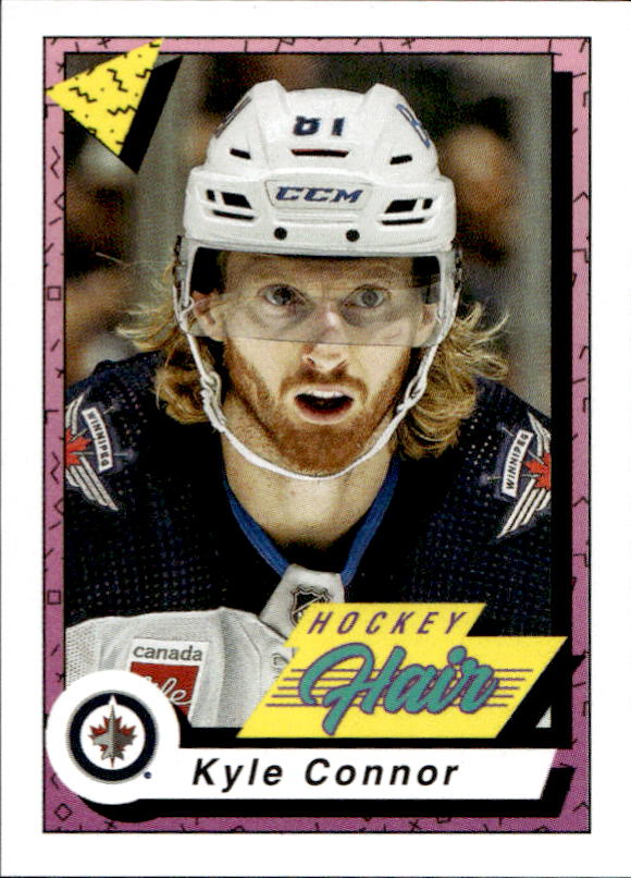 Hockey Hair KYLE CONNOR 2023-24 Topps NHL Sticker Collection Hockey