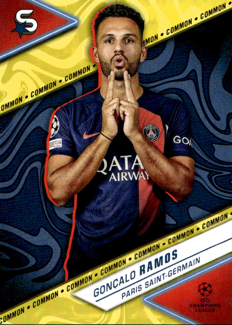 Common Yellow GONCALO RAMOS 23-24 Topps UEFA Superstars