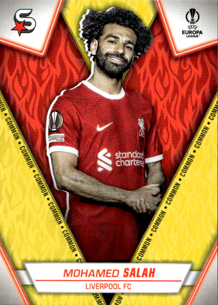 Common Yellow MOHAMED SALAH 23-24 Topps UEFA Superstars