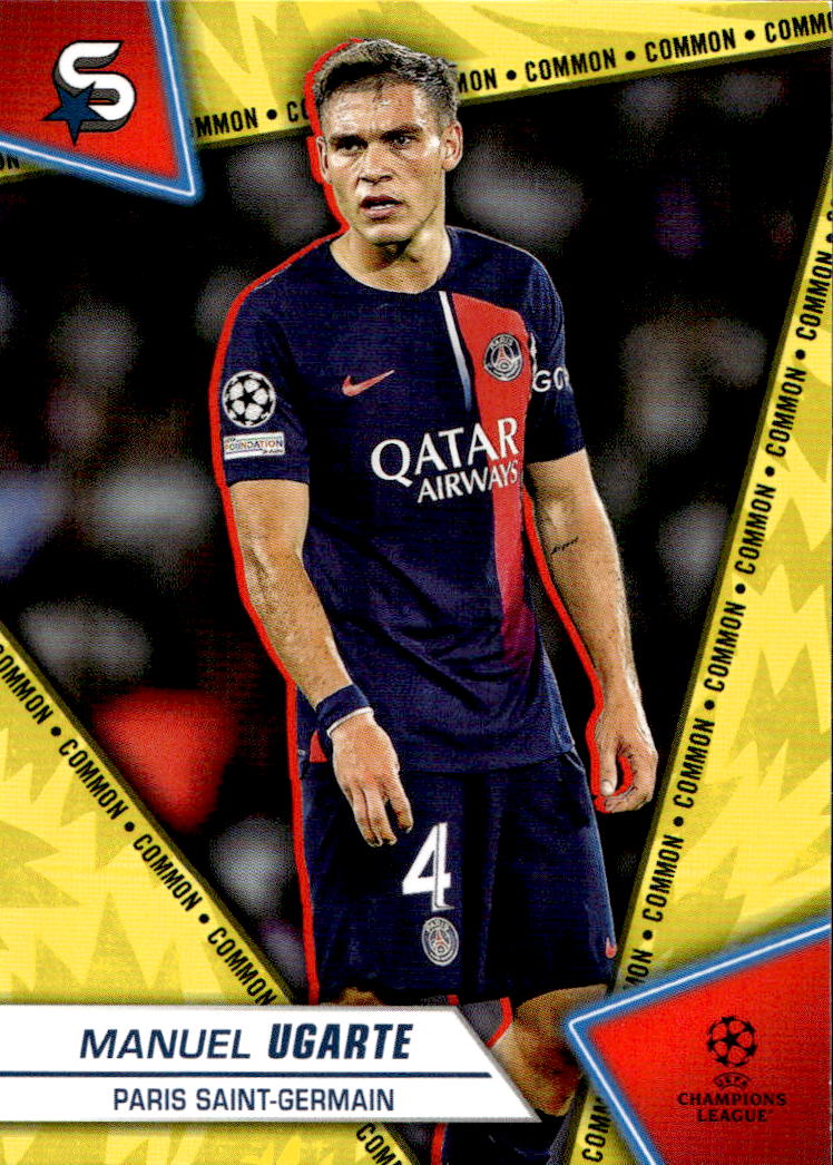 Variations Common Yellow MANUEL UGARTE 23-24 Topps UEFA Superstars (bílá zadní hrana)