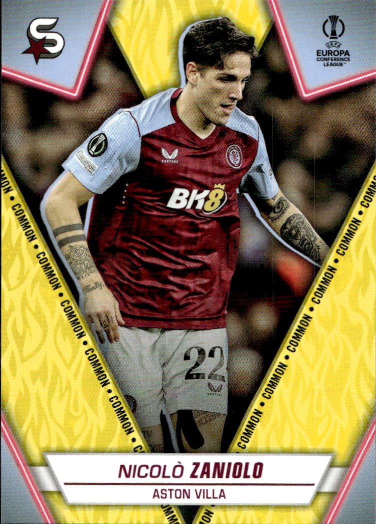 Variations Common Yellow NICOLO ZANIOLO 23-24 Topps UEFA Superstars