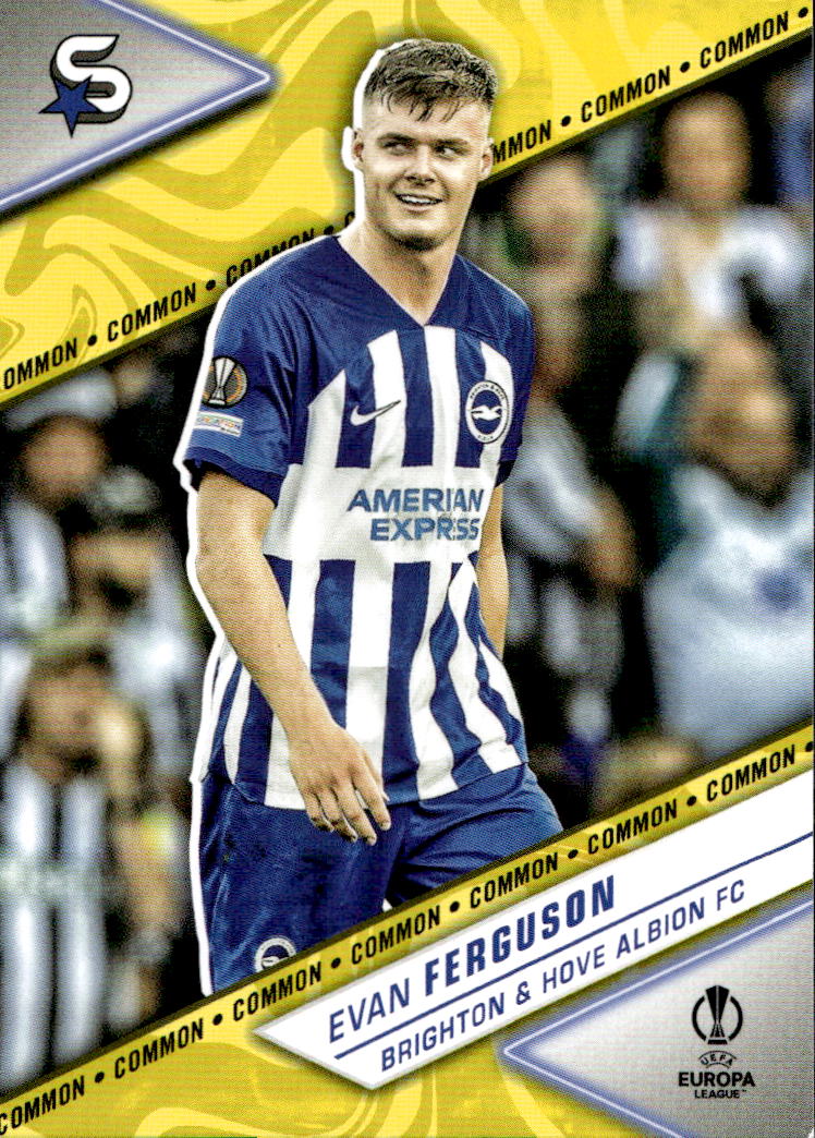 Variations Common Yellow EVAN FERGUSON 23-24 Topps UEFA Superstars