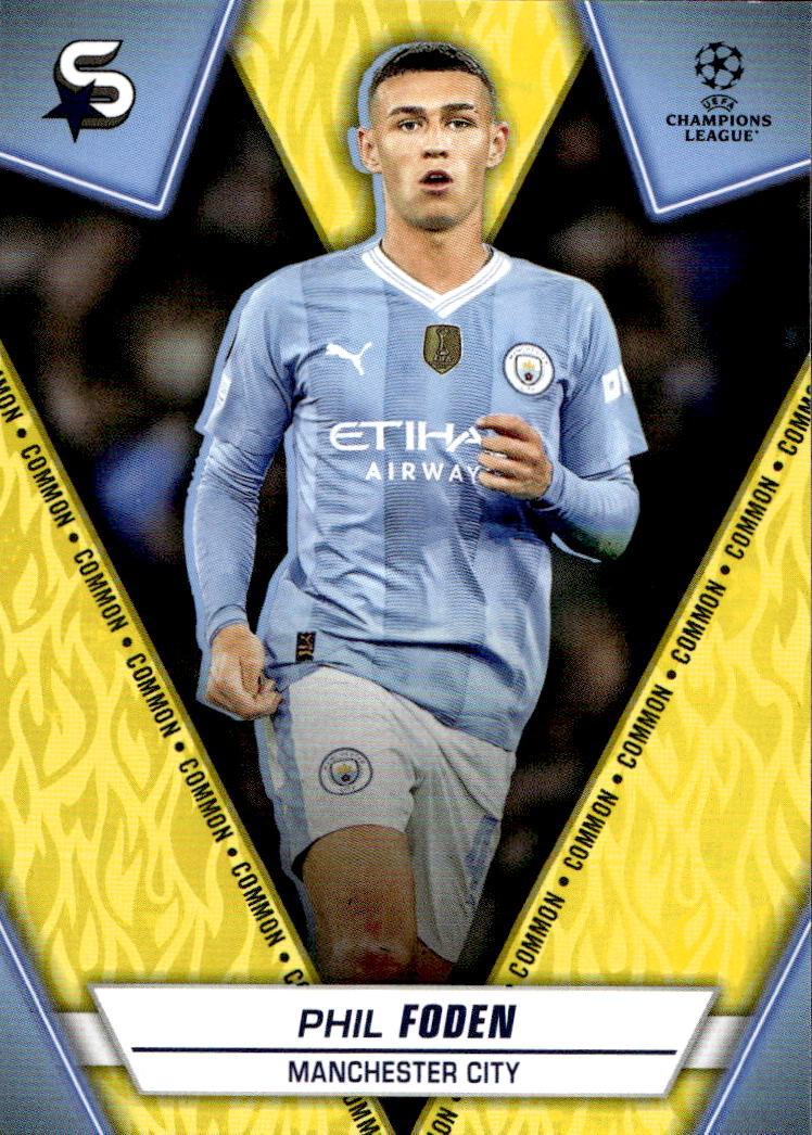 Variations Common Yellow PHIL FODEN 23-24 Topps UEFA Superstars