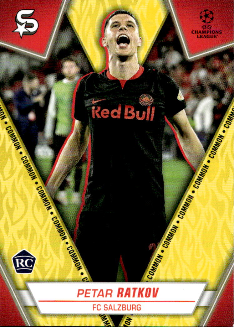 Rookie Variations Common Yellow PETAR RATKOV 23-24 Topps UEFA Superstars