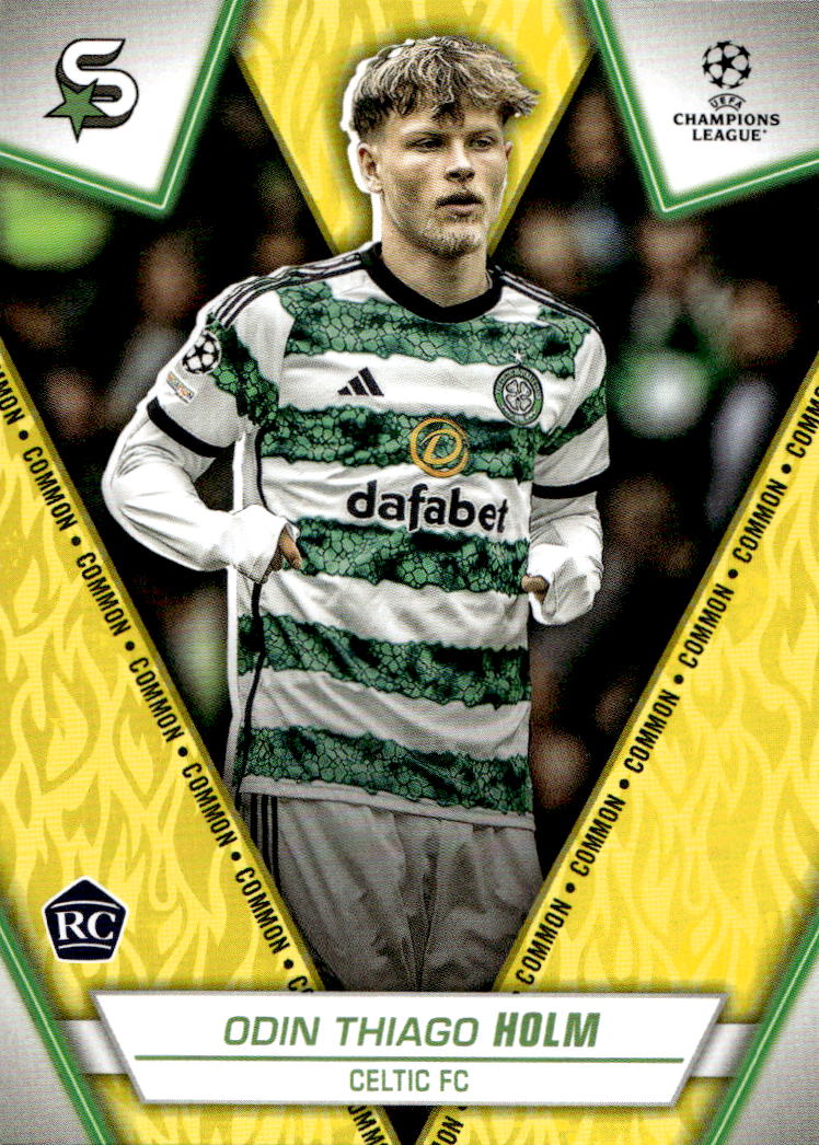 Rookie Variations Common Yellow ODIN THIAGO HOLM 23-24 Topps UEFA Superstars