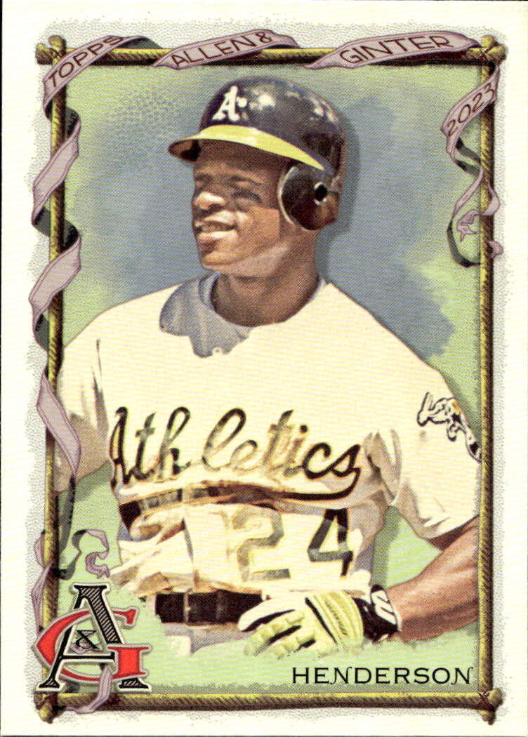 RICKEY HENDERSON 2023 Topps Allen & Ginter