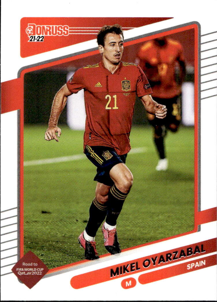 MIKEL OYARZABAl 21-22 Panini Donruss Road to Qatar Soccer