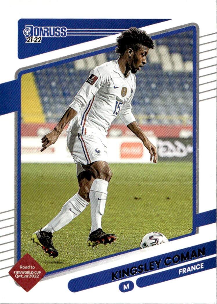 KINGSLEY COMAN 21-22 Panini Donruss Road to Qatar Soccer