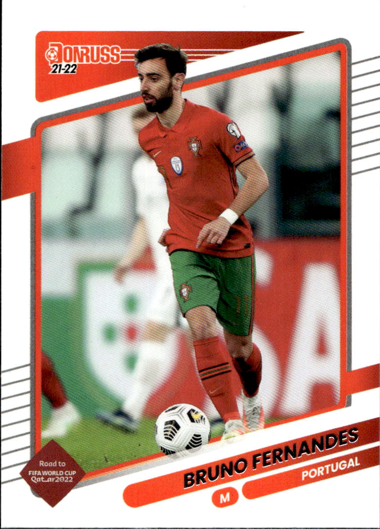 BRUNO FERNANDES 21-22 Panini Donruss Road to Qatar Soccer