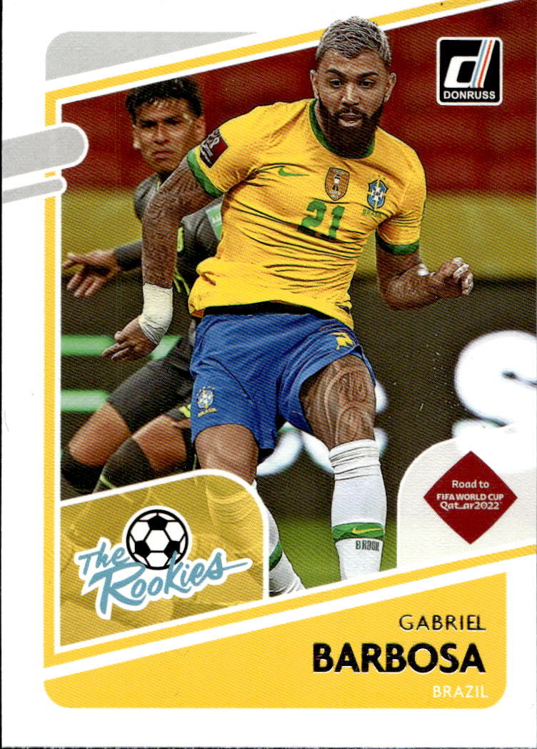 The Rookies GABRIEL BARBOSA 21-22 Panini Donruss Road to Qatar Soccer