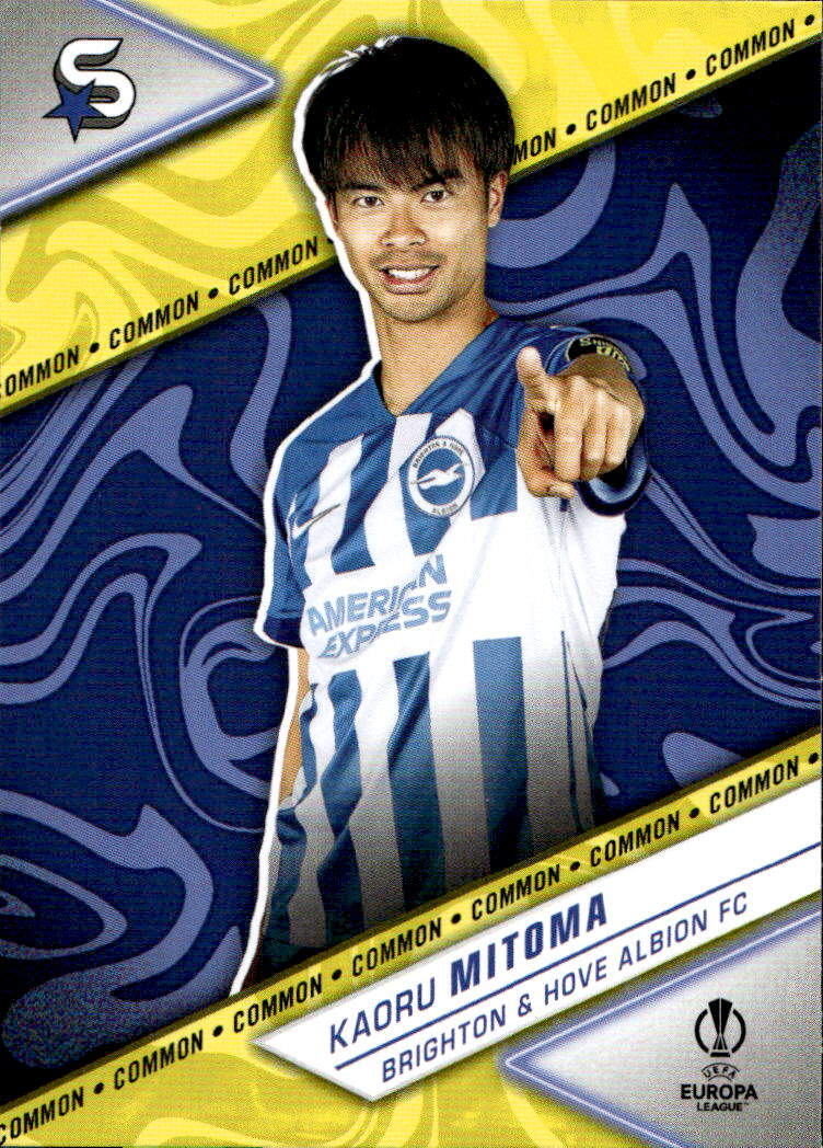 Common Yellow KAORU MITOMA 23-24 Topps UEFA Superstars