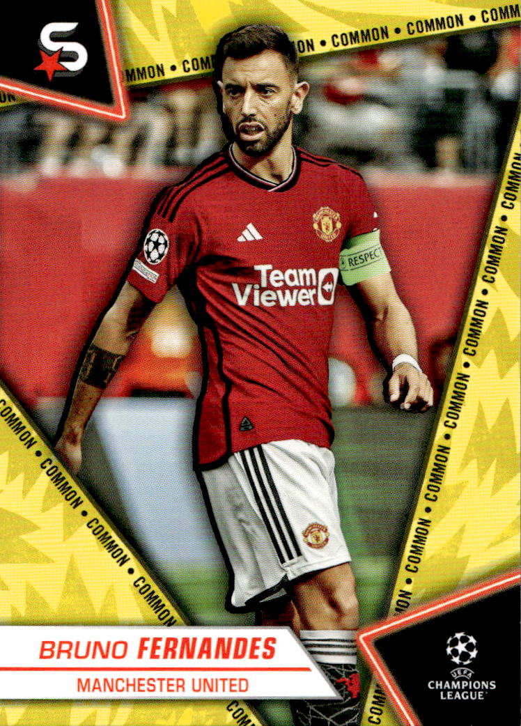 Variations Common Yellow BRUNO FERNANDES 23-24 Topps UEFA Superstars