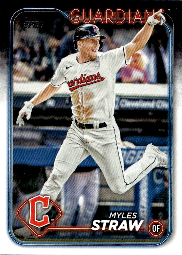 MYLES STRAW 2024 Topps Series 2 Baseball