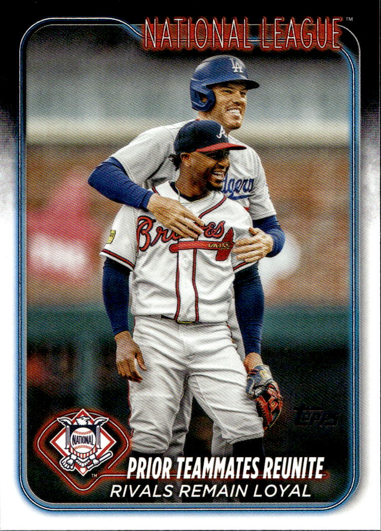 Checklist Prior Teammates Reunite OZZIE ALBIES/FREDDIE FREEMAN 2024 Topps Series 2 Baseball