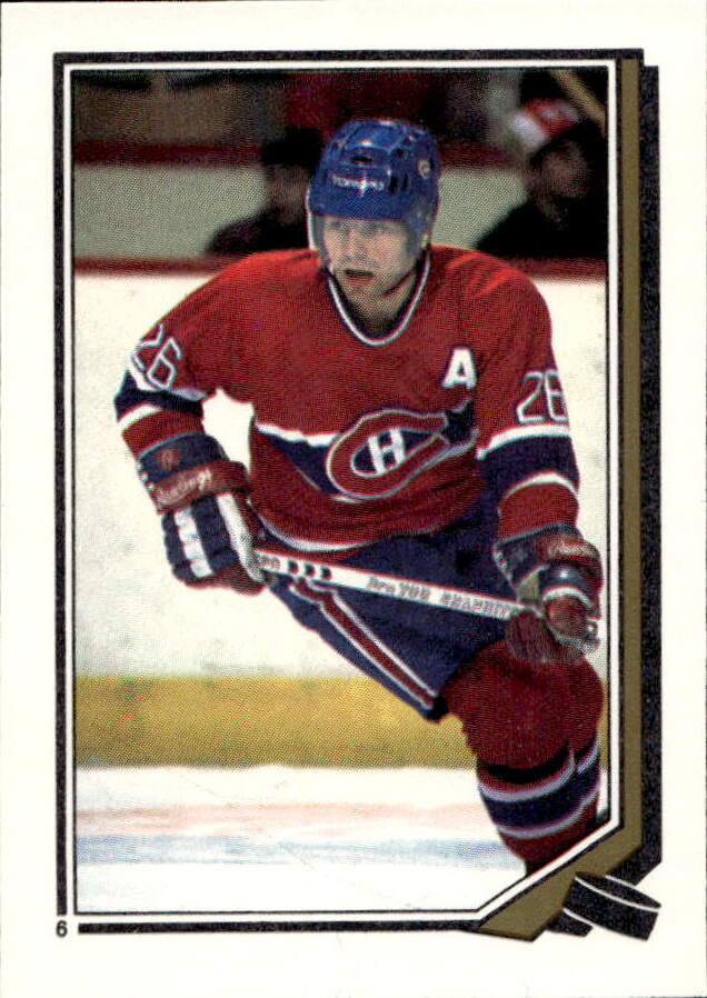 MATS NASLUND 87-88 O-Pee-Chee Album Stickers