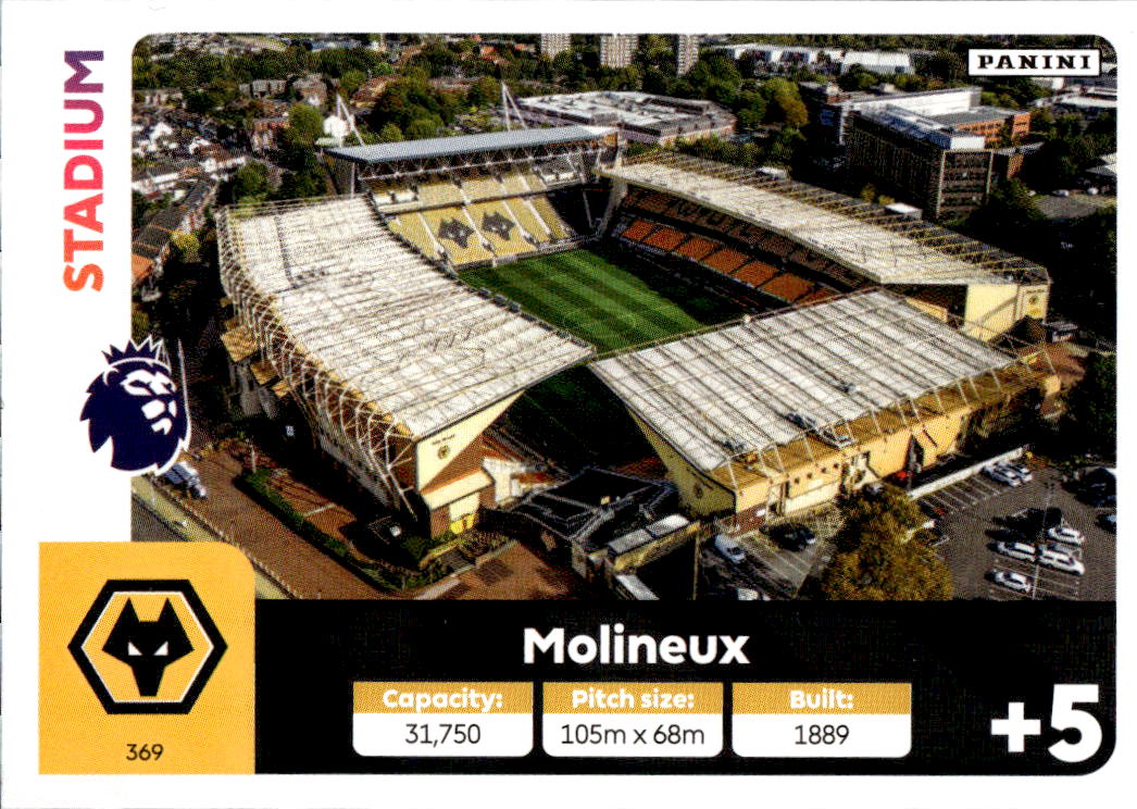 Stadium WOLVERHAMPTON WANDERERS 2025 Panini Adrenalyn XL Premier League