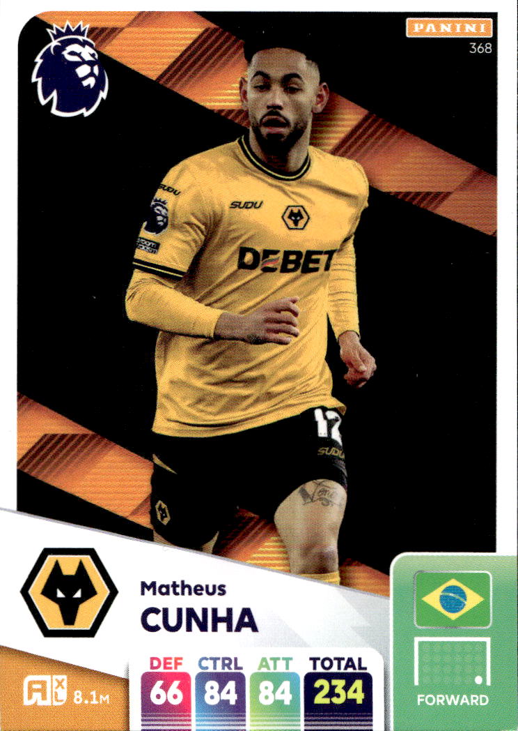 MATHEUS CUNHA 2025 Panini Adrenalyn XL Premier League