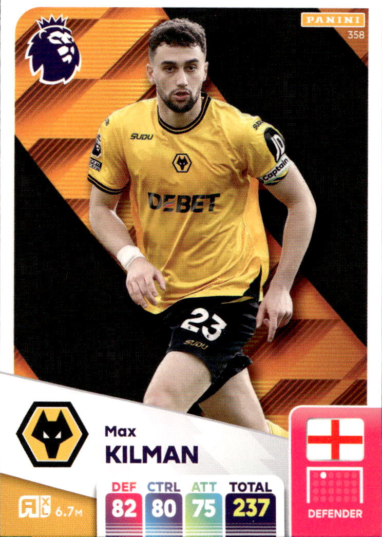 MAX KILMAN 2025 Panini Adrenalyn XL Premier League