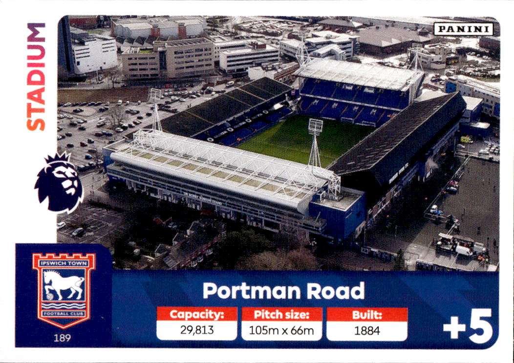 Stadium IPSWICH TOWN 2025 Panini Adrenalyn XL Premier League