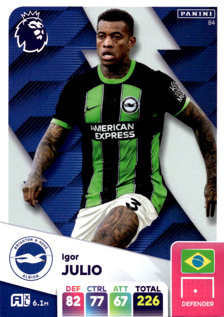 IGOR JULIO 2025 Panini Adrenalyn XL Premier League